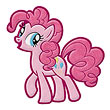 My Little Pony Pinkie Pie Die-Cut Patch